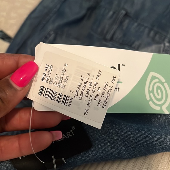 Soft denim jumpsuit. - Picture 5 of 5